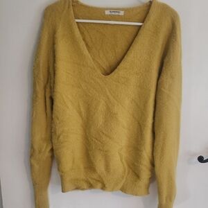 Glamorous Mustard V-Neck Sweater